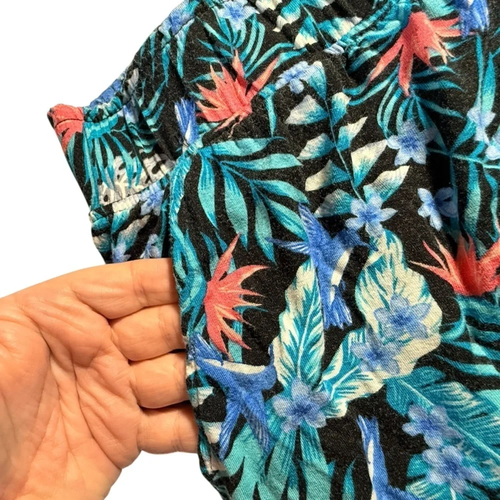 Koolaburra by UGG Tropical Bird Pajamas Size L Soft Luxe Floral Stretch Comfy